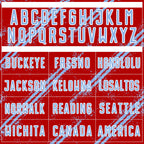 Custom Red Light Blue-White Abstract Fragment Art Splash Sublimation Soccer Uniform Jersey