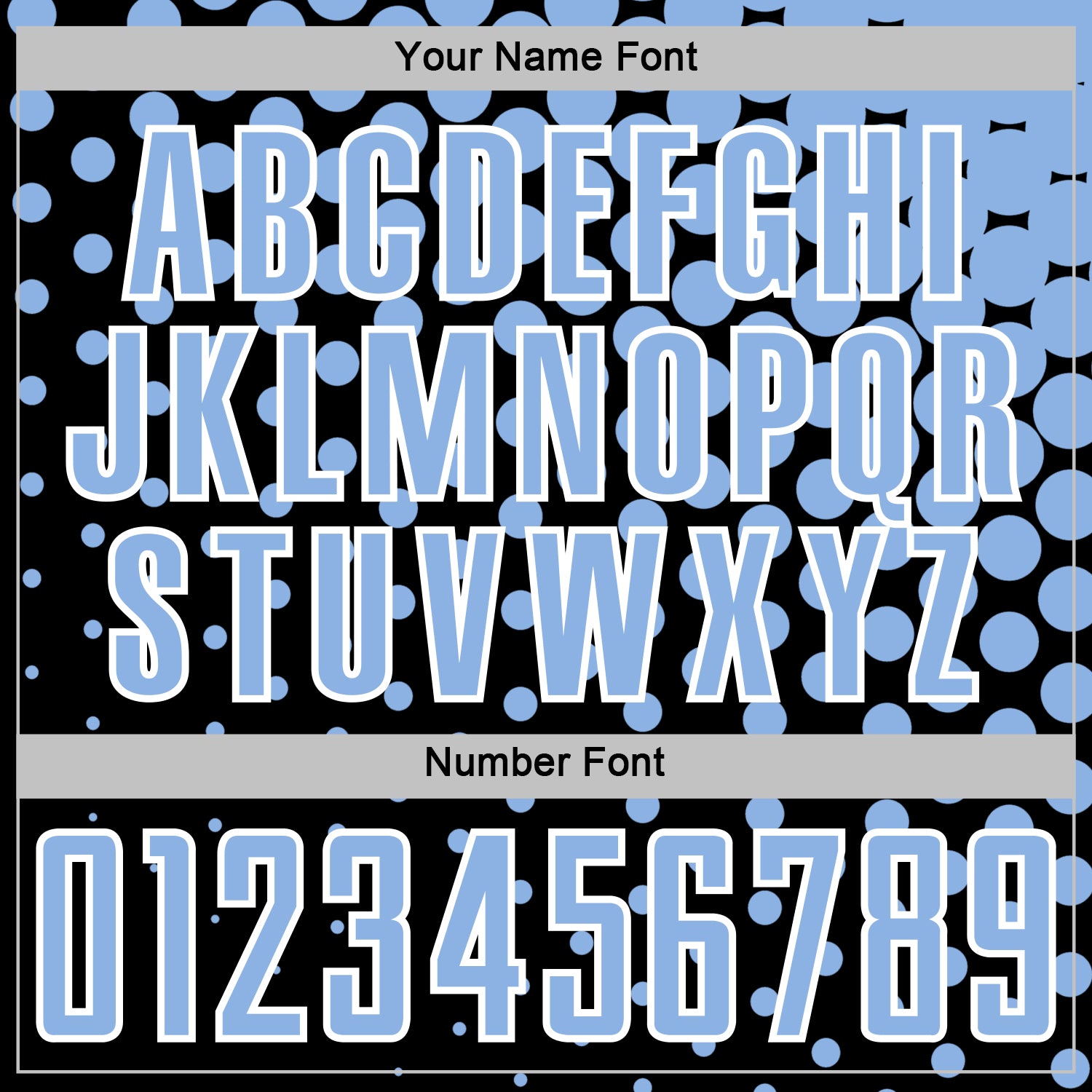 Custom Black Light Blue-White Modern Polka Dot Sublimation Soccer Uniform Jersey