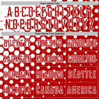 Custom Red White Modern Polka Dot Sublimation Soccer Uniform Jersey