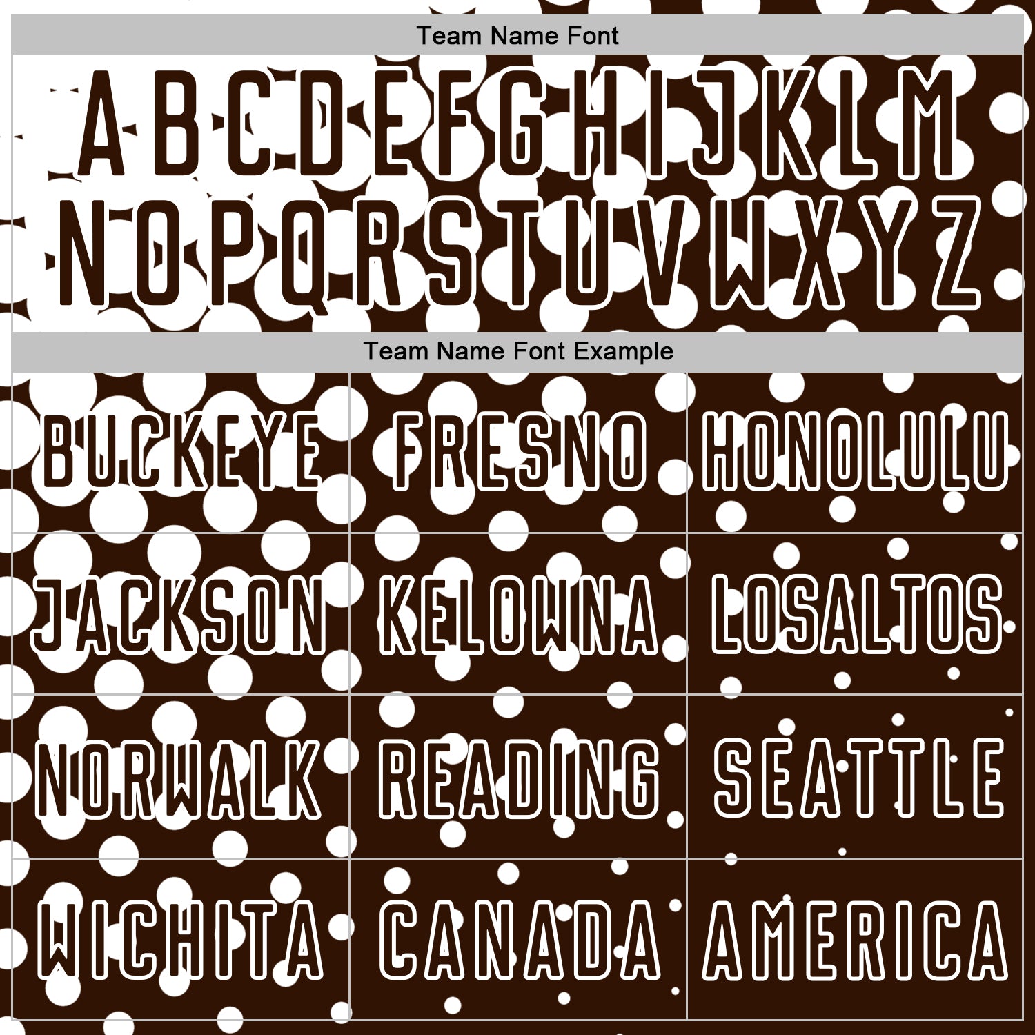 Custom Brown White Modern Polka Dot Sublimation Soccer Uniform Jersey