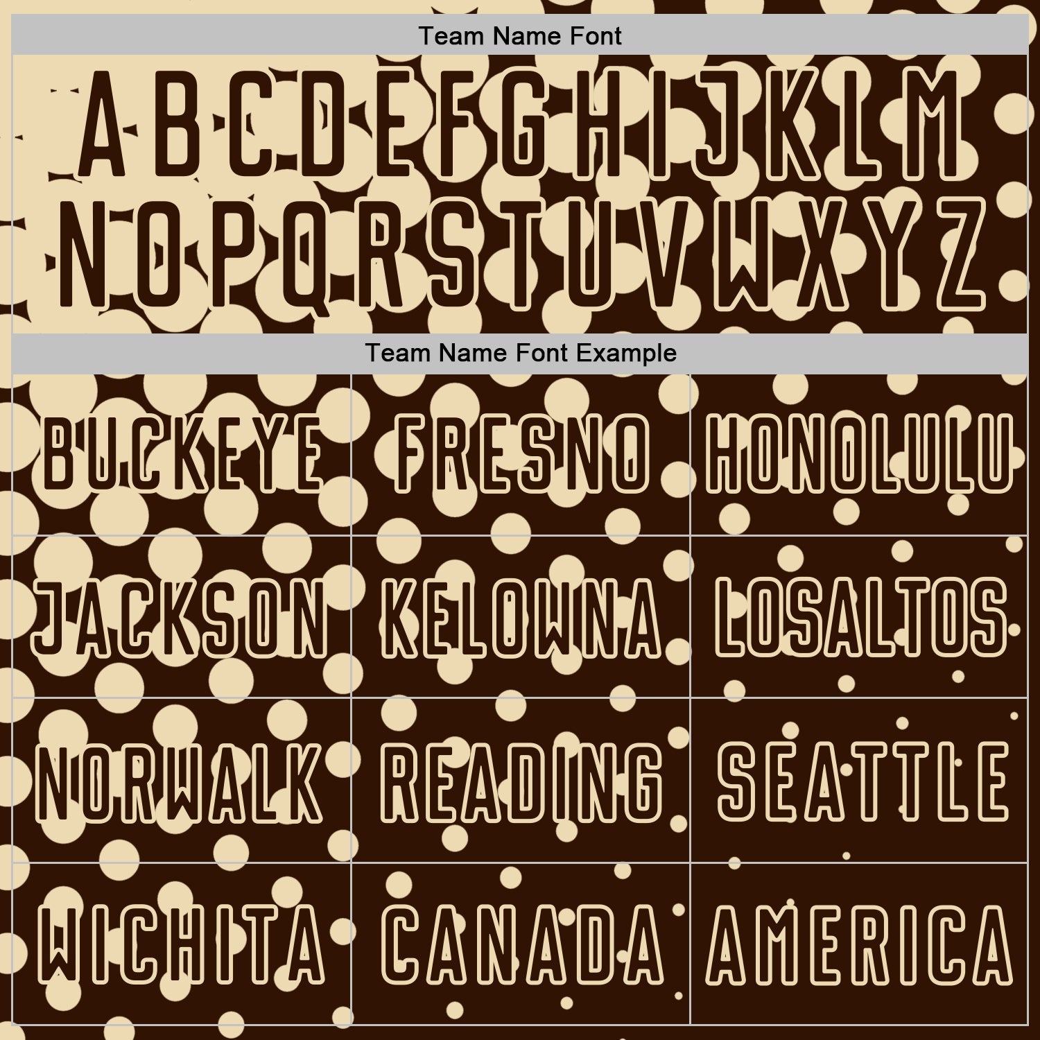 Custom Brown Cream Modern Polka Dot Sublimation Soccer Uniform Jersey