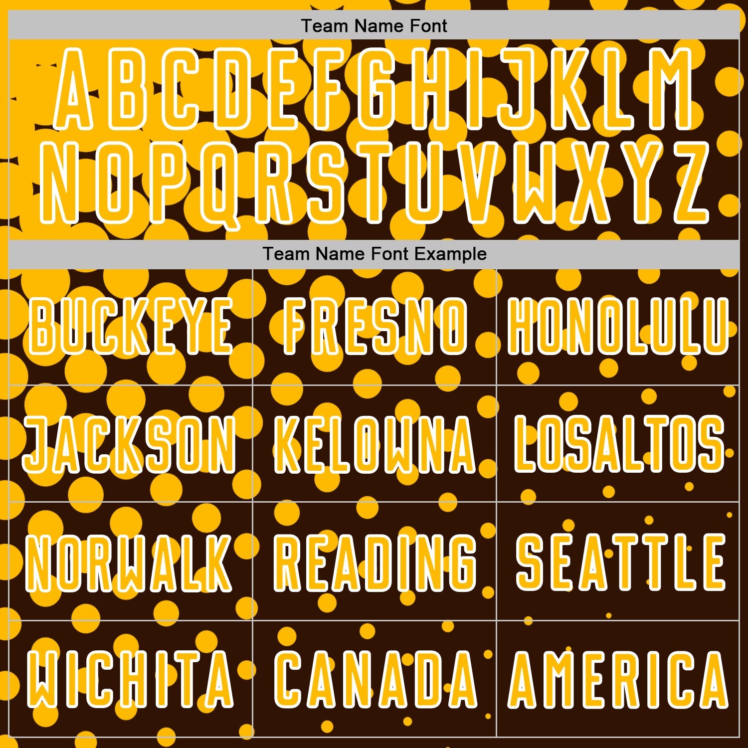 Custom Brown Gold-White Modern Polka Dot Sublimation Soccer Uniform Jersey