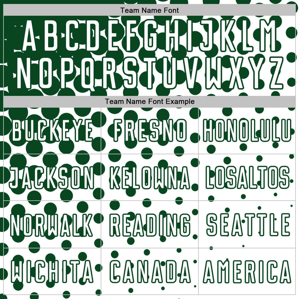 Custom White Green Modern Polka Dot Sublimation Soccer Uniform Jersey