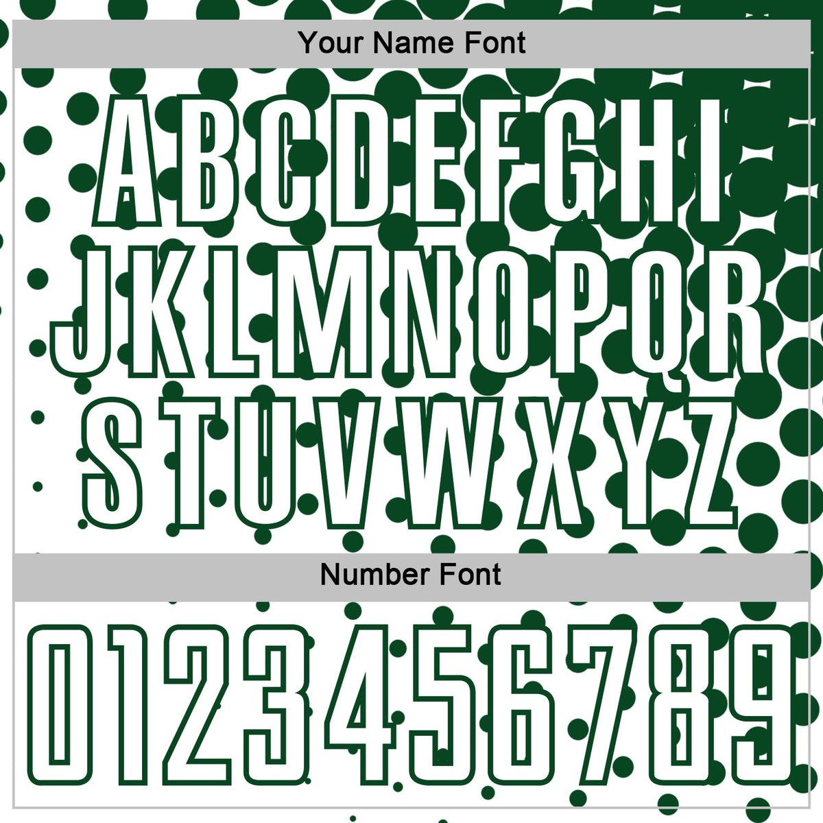 Custom White Green Modern Polka Dot Sublimation Soccer Uniform Jersey
