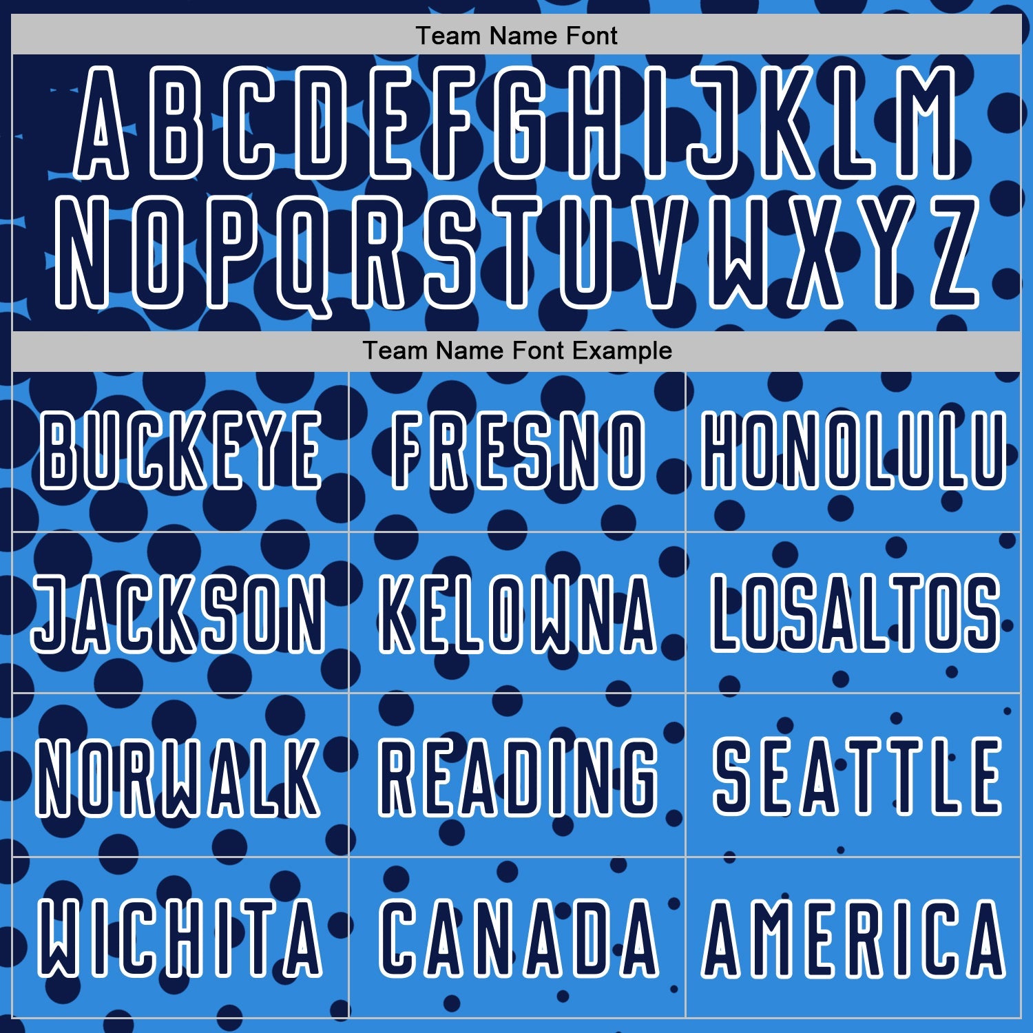 Custom Powder Blue Navy-White Modern Polka Dot Sublimation Soccer Uniform Jersey