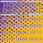 Custom Gold Purple-White Modern Polka Dot Sublimation Soccer Uniform Jersey