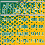 Custom Gold Kelly Green-White Modern Polka Dot Sublimation Soccer Uniform Jersey