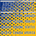 Custom Gold Royal-White Modern Polka Dot Sublimation Soccer Uniform Jersey