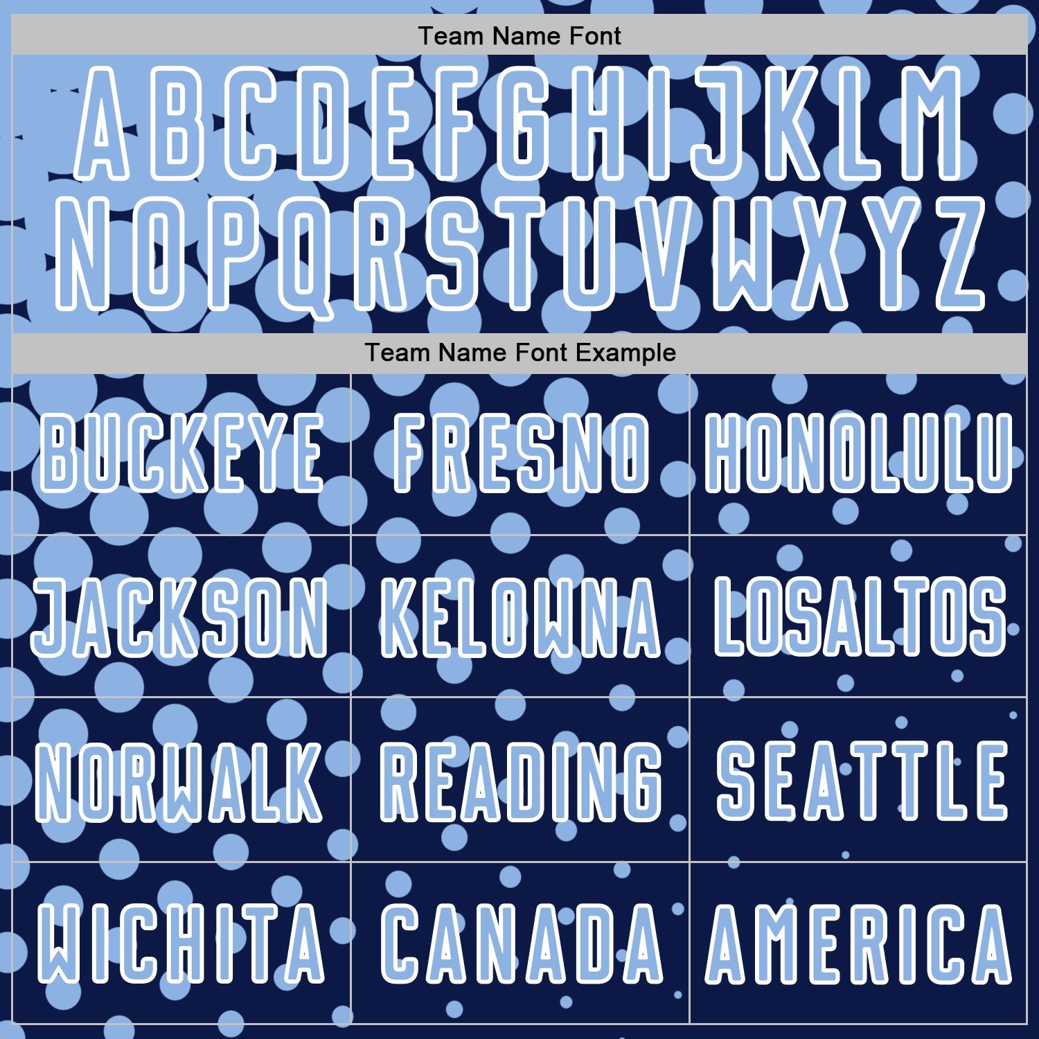 Custom Navy Light Blue-White Modern Polka Dot Sublimation Soccer Uniform Jersey