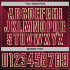 Custom Black Crimson-Cream Line Sublimation Soccer Uniform Jersey