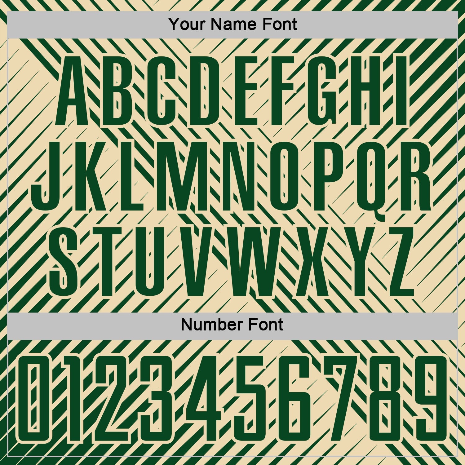 Custom Green Cream Line Sublimation Soccer Uniform Jersey