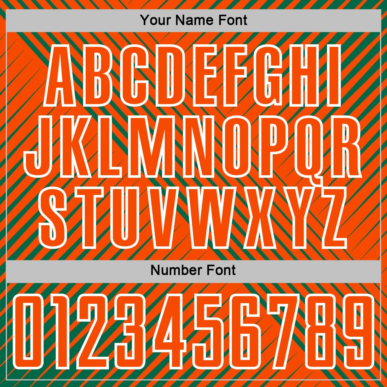 Custom Kelly Green Orange-White Line Sublimation Soccer Uniform Jersey