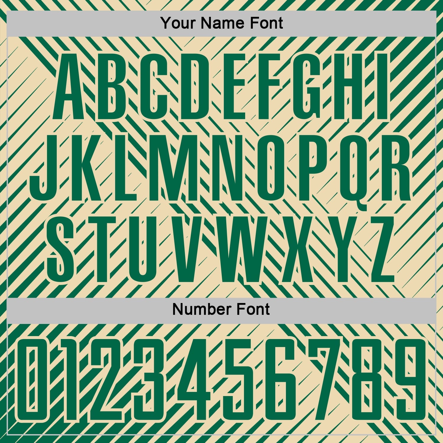 Custom Kelly Green Cream Line Sublimation Soccer Uniform Jersey