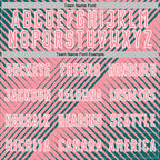 Custom Teal Medium Pink-White Line Sublimation Soccer Uniform Jersey