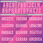 Custom Purple Pink-White Line Sublimation Soccer Uniform Jersey