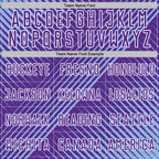 Custom Light Blue Purple-White Line Sublimation Soccer Uniform Jersey