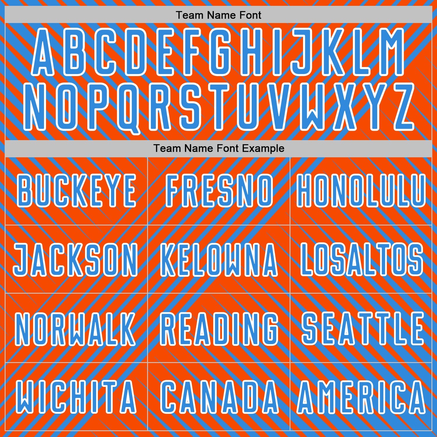 Custom Powder Blue Orange-White Line Sublimation Soccer Uniform Jersey