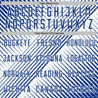 Custom Royal White Line Sublimation Soccer Uniform Jersey