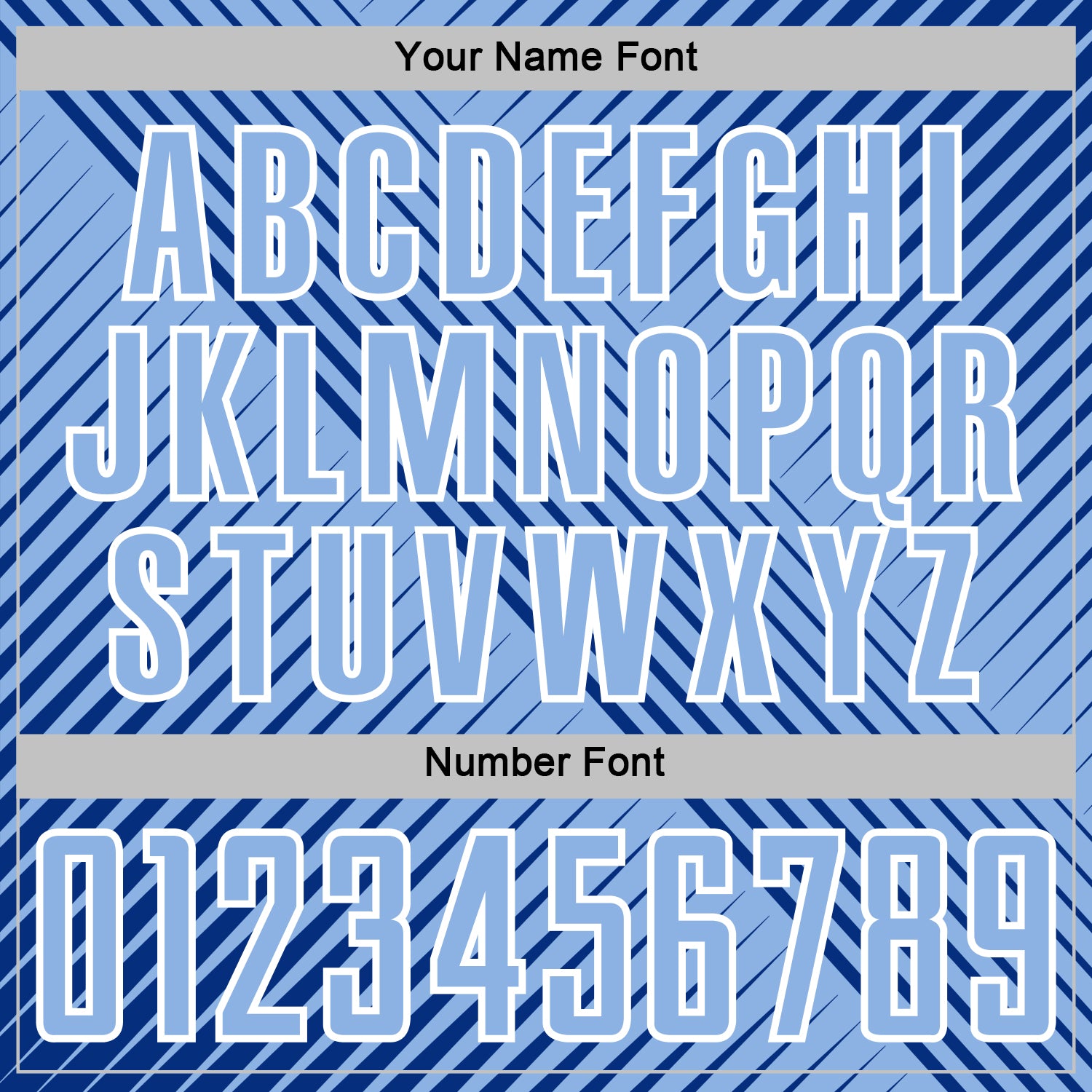 Custom Royal Light Blue-White Line Sublimation Soccer Uniform Jersey