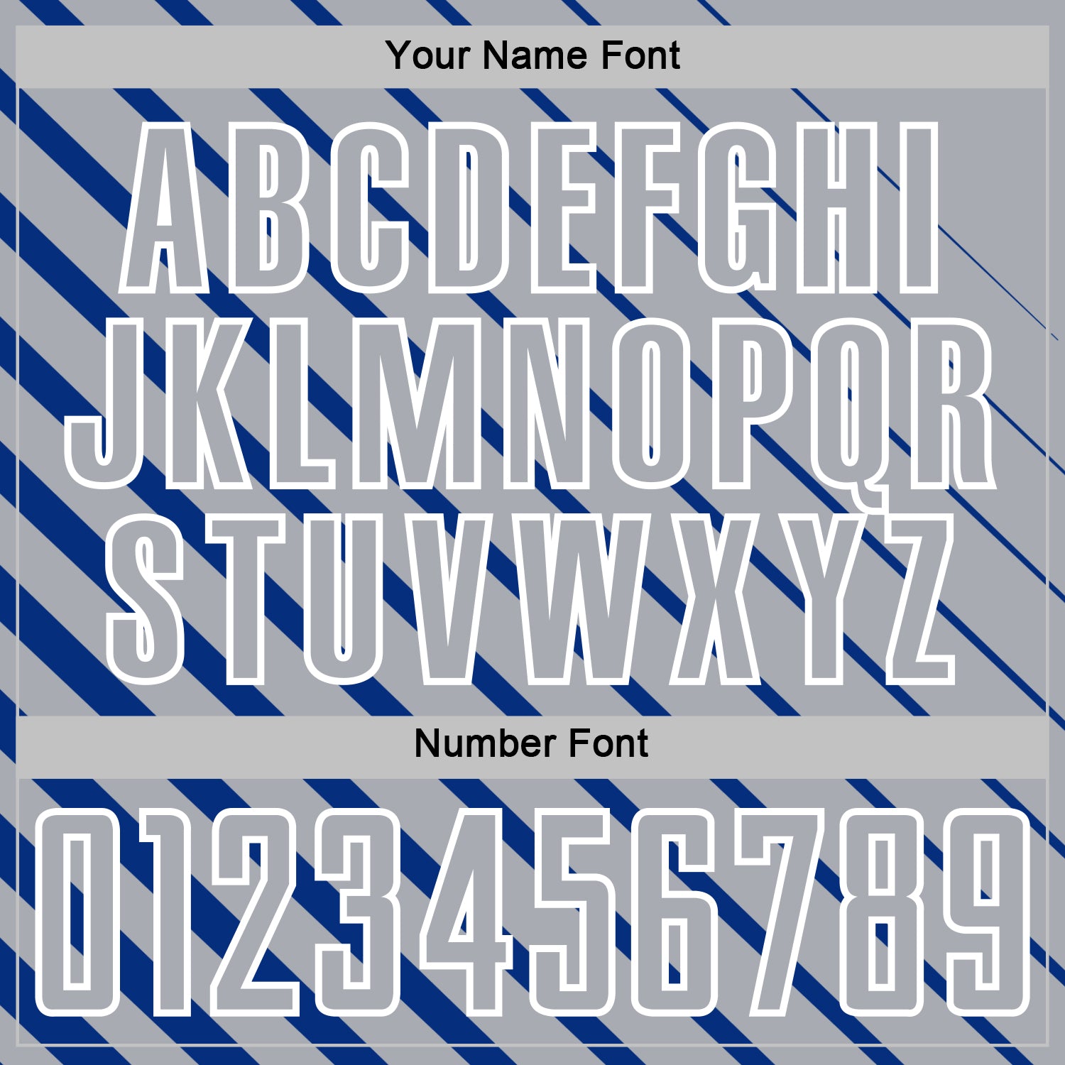 Custom Royal Gray-White Lines Sublimation Soccer Uniform Jersey