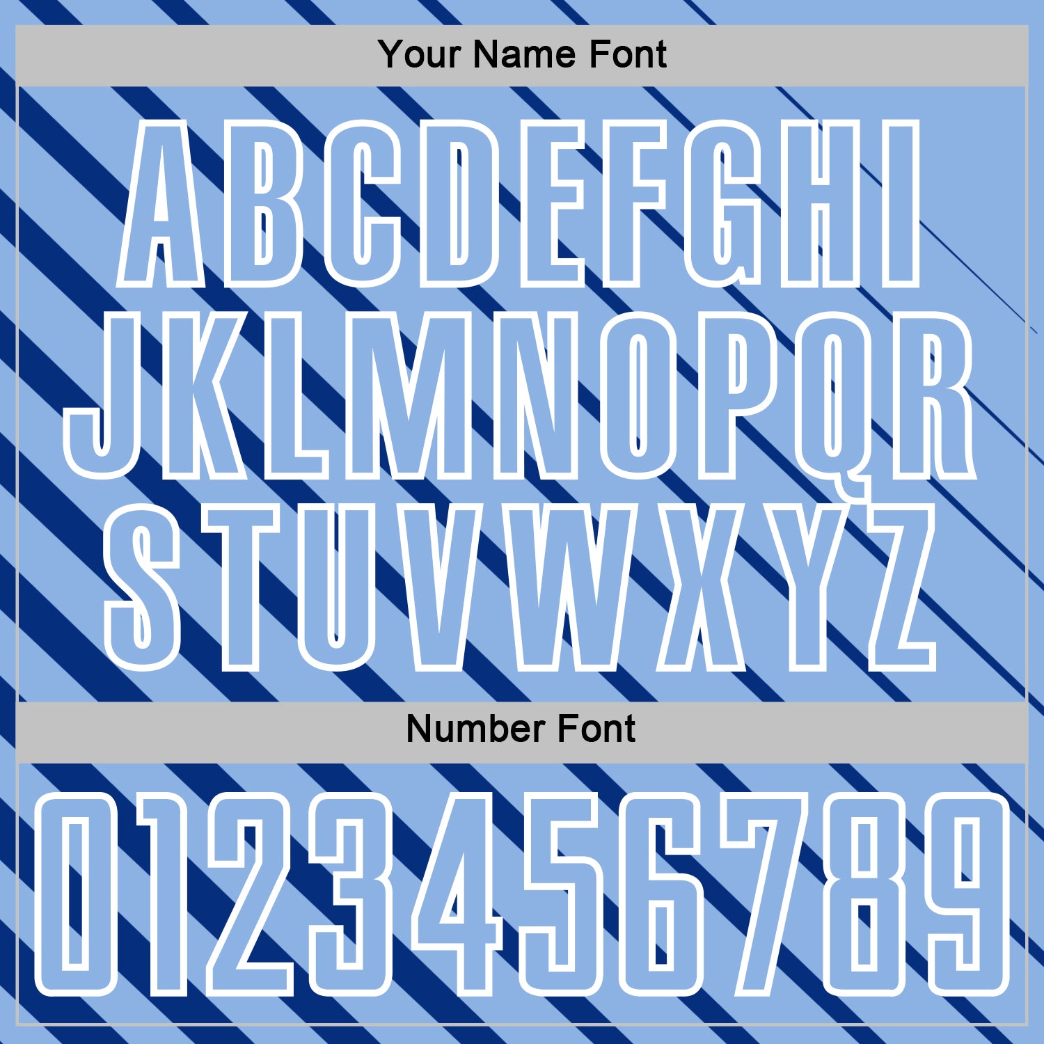 Custom Royal Light Blue-White Lines Sublimation Soccer Uniform Jersey