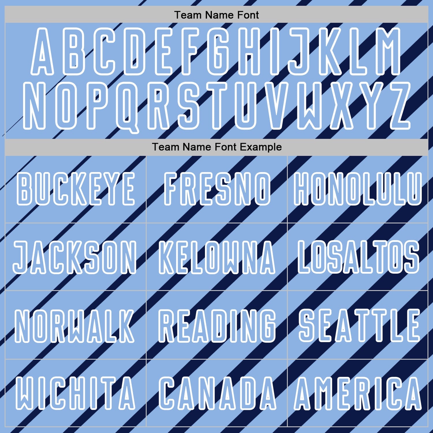 Custom Navy Light Blue-White Lines Sublimation Soccer Uniform Jersey