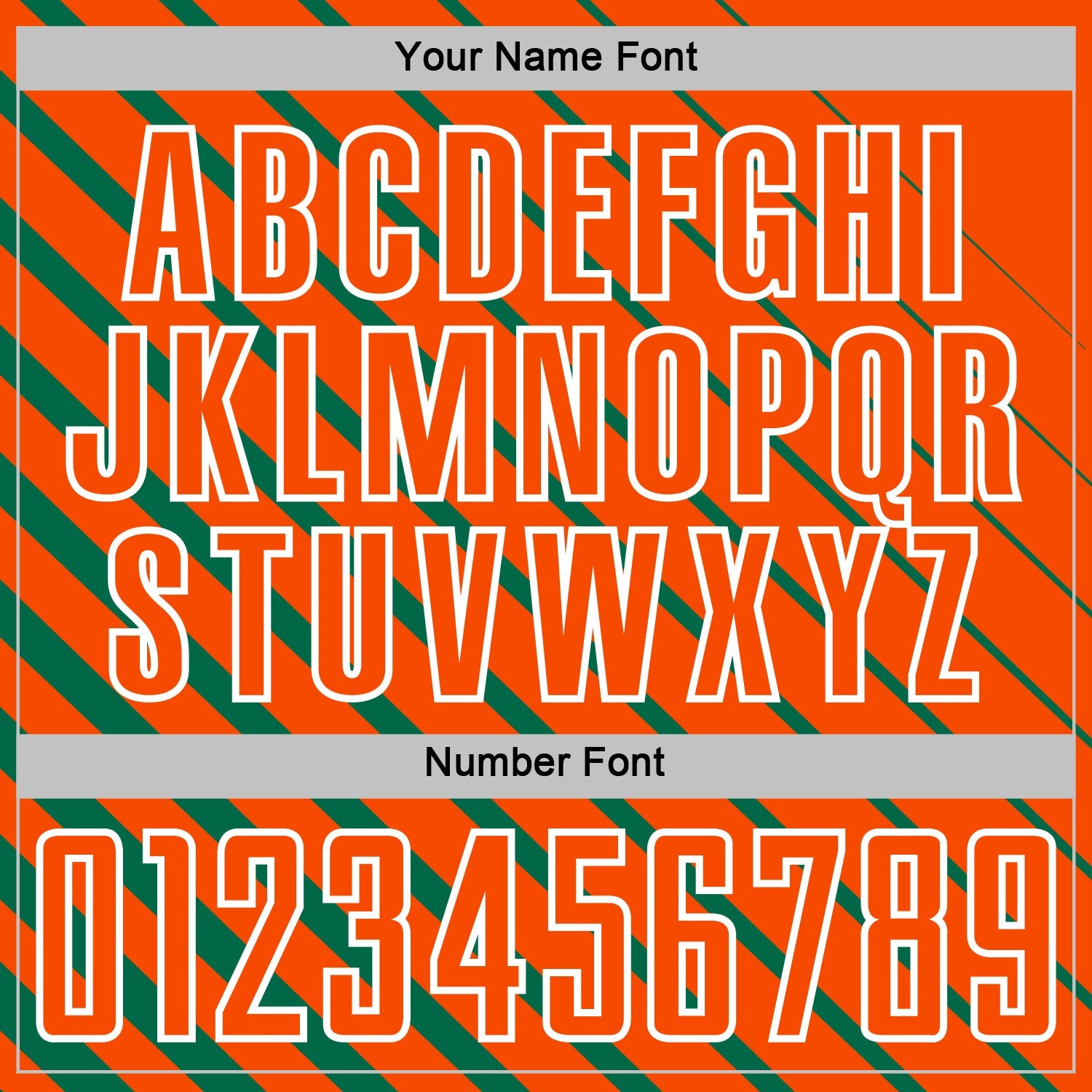 Custom Kelly Green Orange-White Lines Sublimation Soccer Uniform Jersey