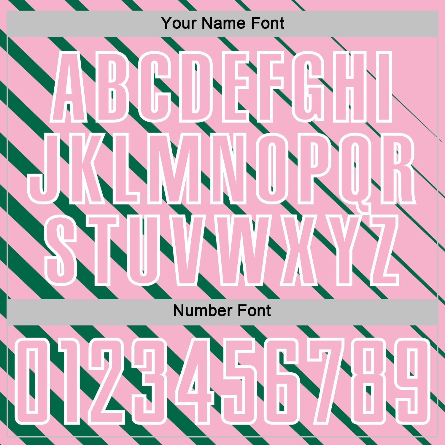 Custom Kelly Green Light Pink-White Lines Sublimation Soccer Uniform Jersey