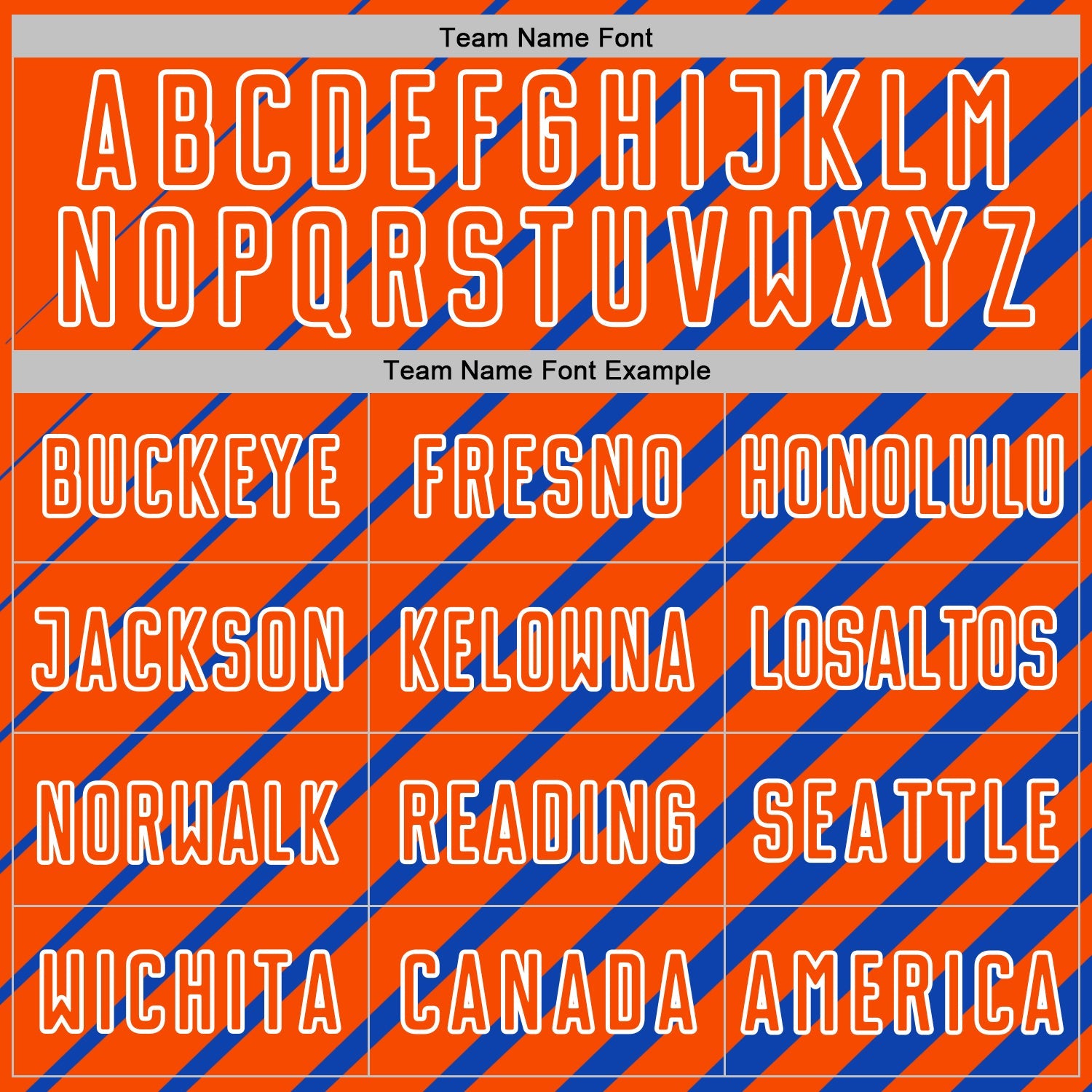 Custom Thunder Blue Orange-White Lines Sublimation Soccer Uniform Jersey