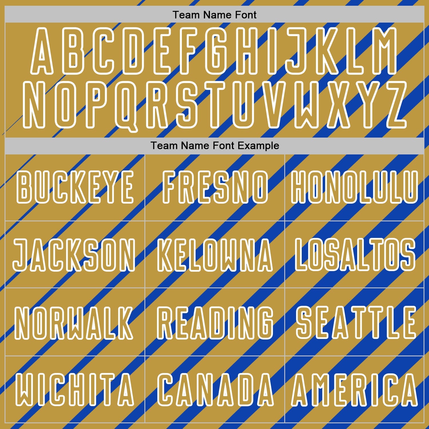 Custom Thunder Blue Old Gold-White Lines Sublimation Soccer Uniform Jersey