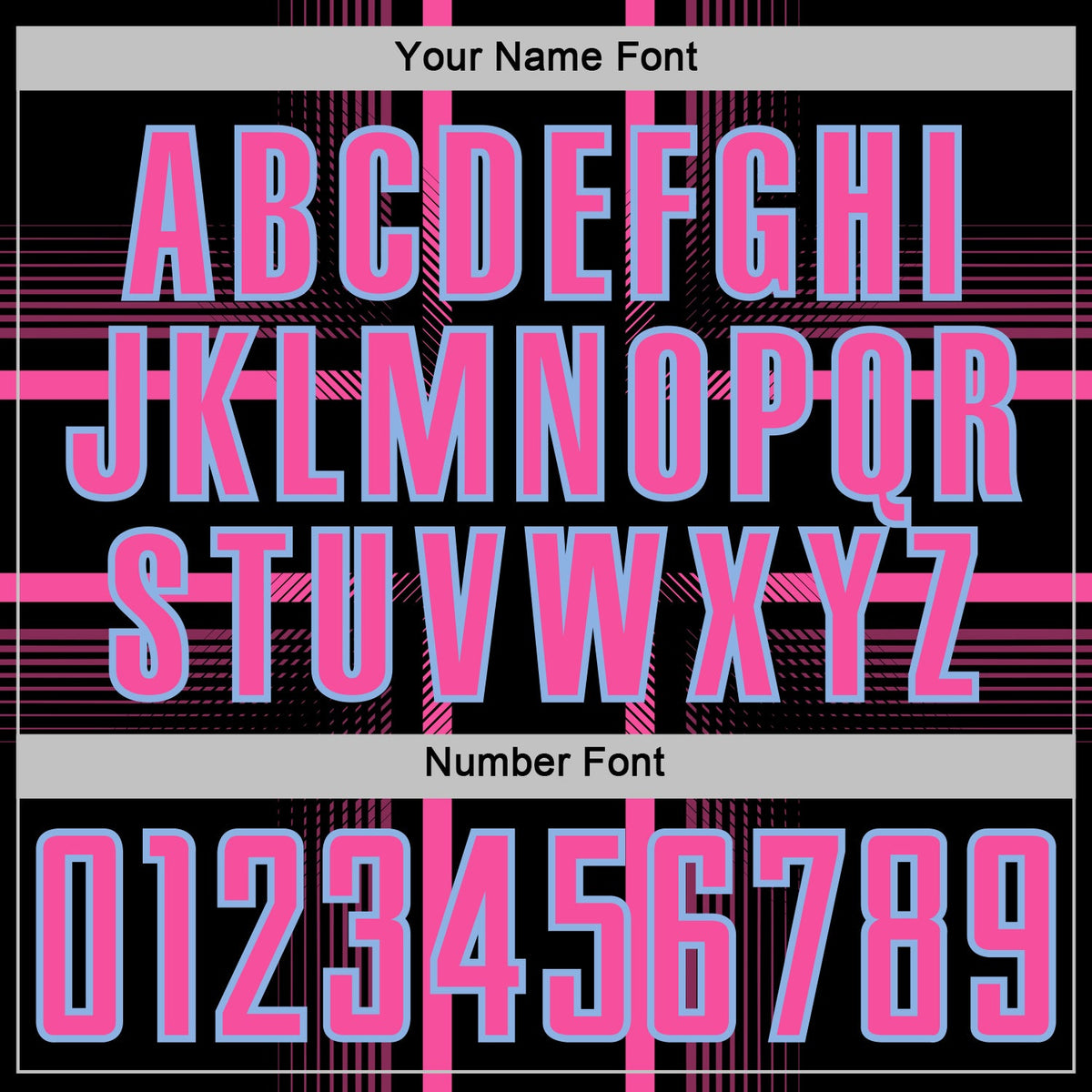 Custom Black Pink-Light Blue Lines Sublimation Soccer Uniform Jersey