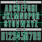 Custom Black Kelly Green-White Lines Sublimation Soccer Uniform Jersey