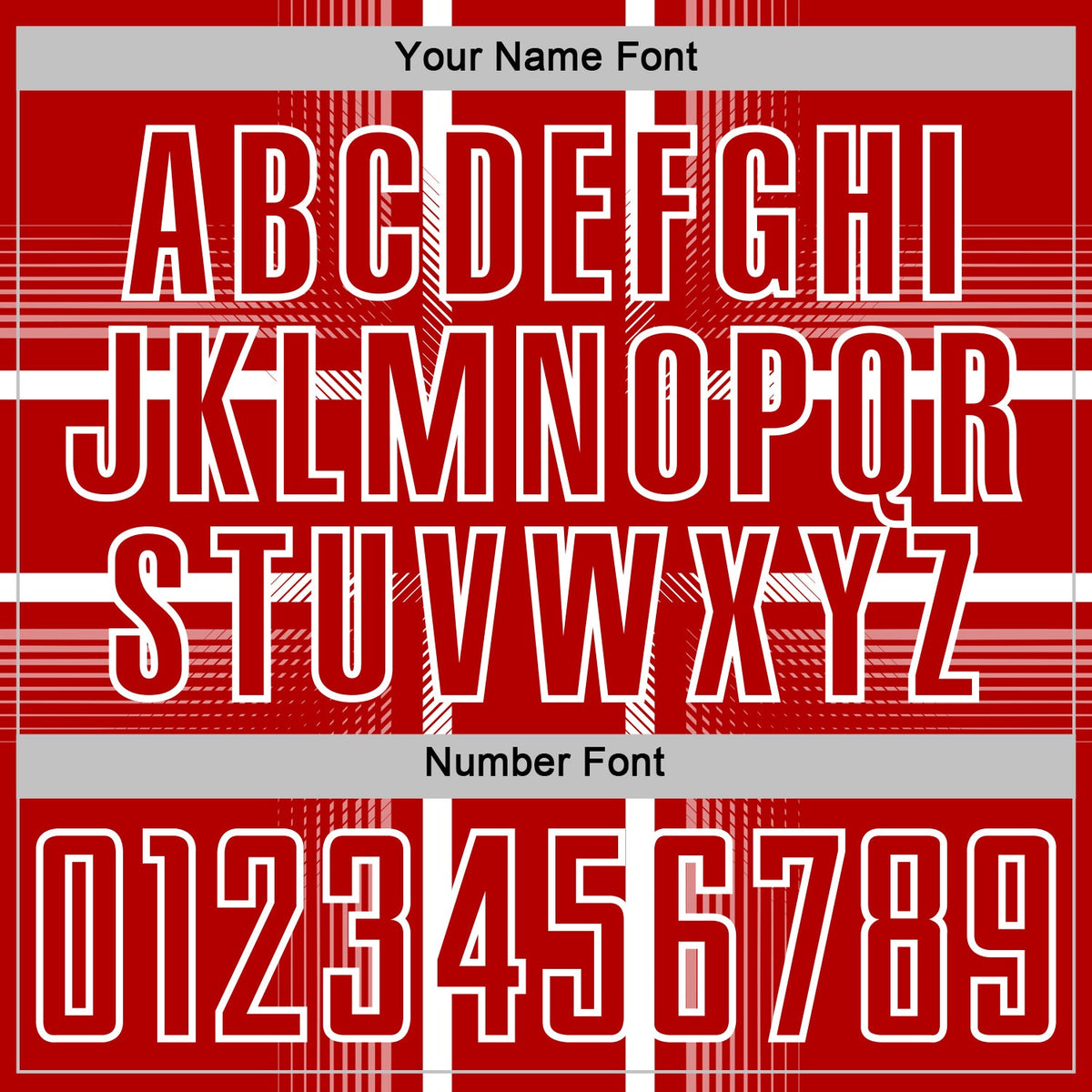 Custom Red White Lines Sublimation Soccer Uniform Jersey