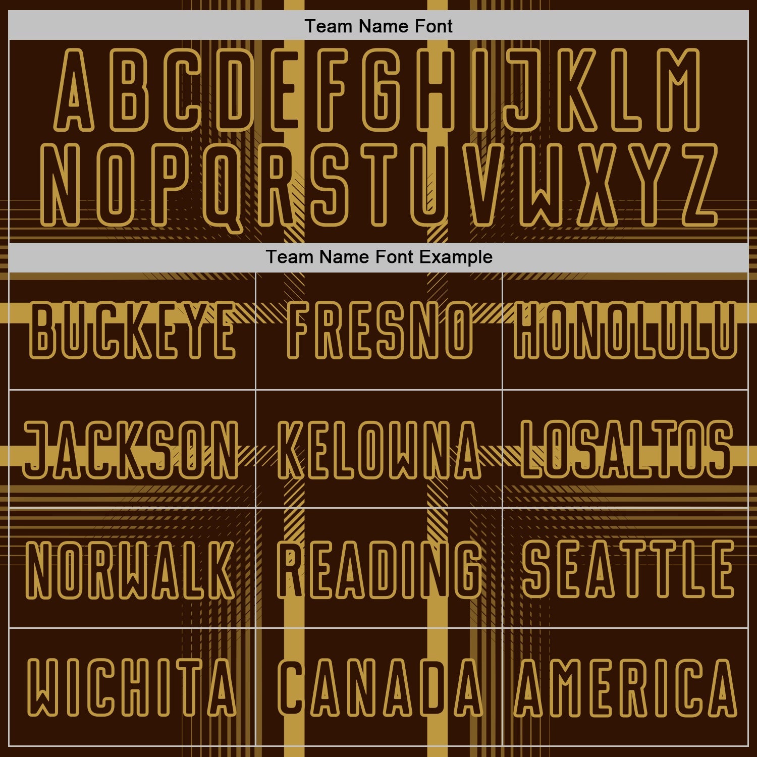 Custom Brown Old Gold Lines Sublimation Soccer Uniform Jersey