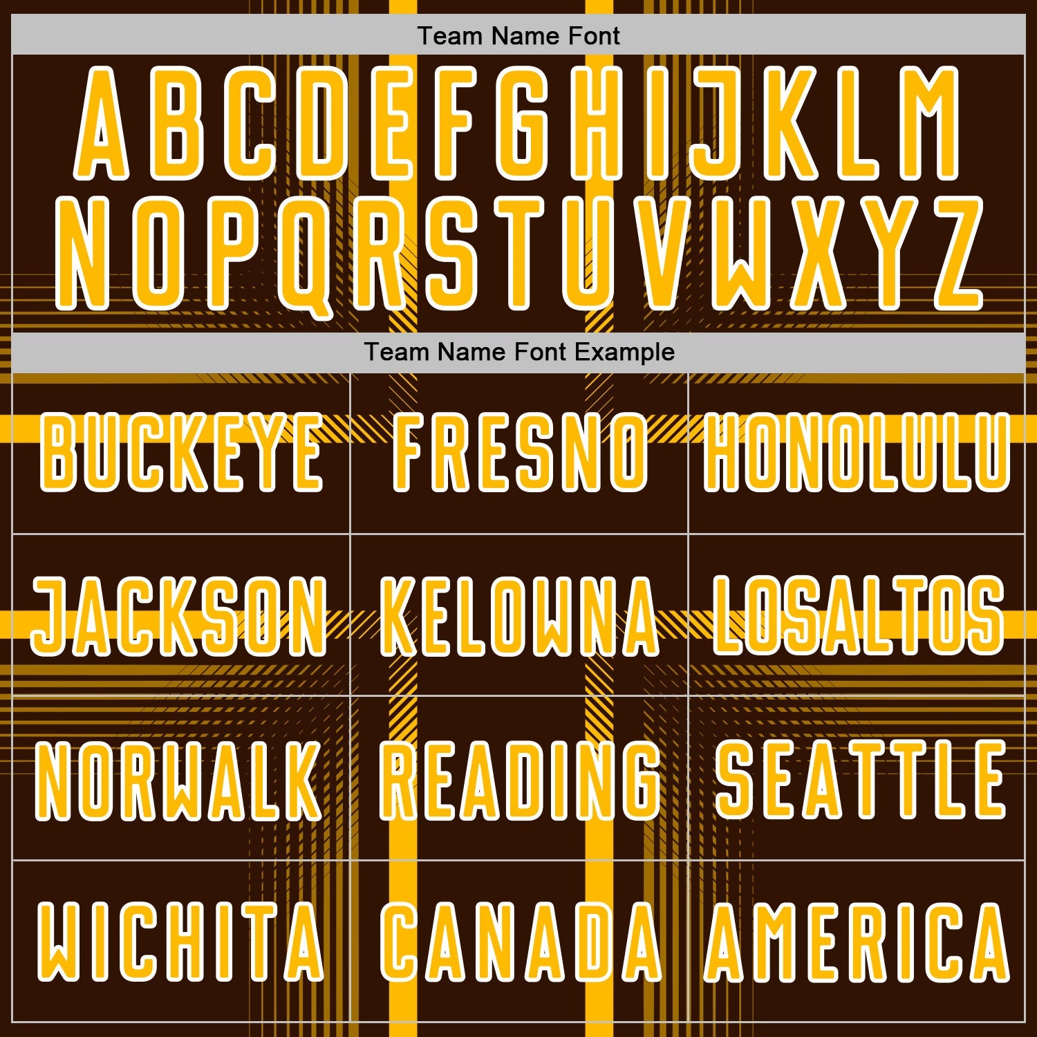 Custom Brown Gold-White Lines Sublimation Soccer Uniform Jersey