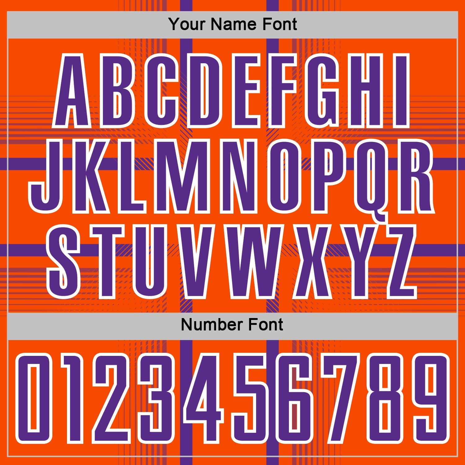 Custom Orange Purple-White Lines Sublimation Soccer Uniform Jersey