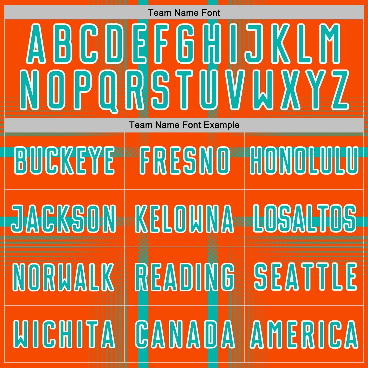 Custom Orange Aqua-White Lines Sublimation Soccer Uniform Jersey