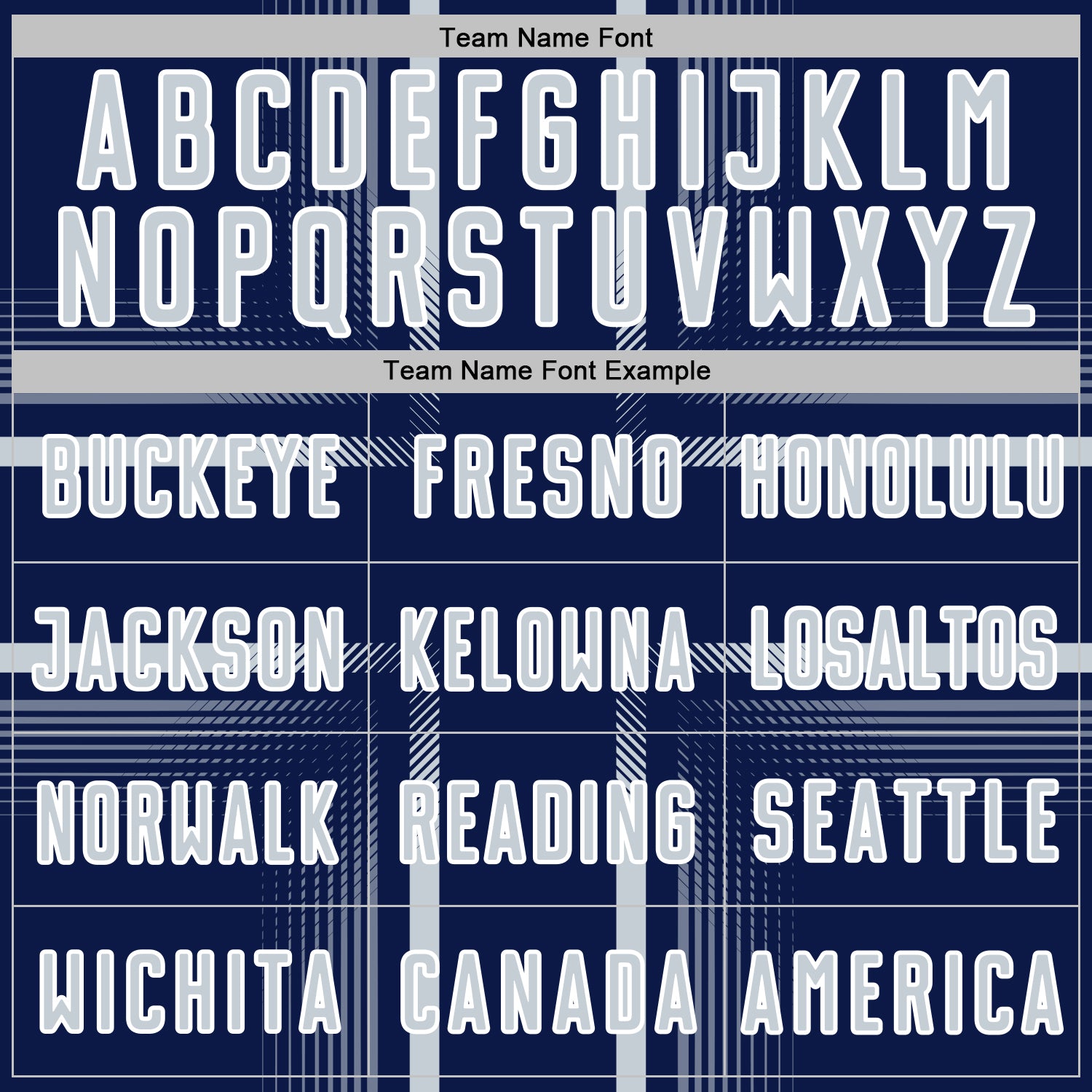 Custom Navy Silver-White Lines Sublimation Soccer Uniform Jersey