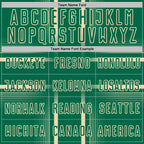 Custom Kelly Green Cream Lines Sublimation Soccer Uniform Jersey