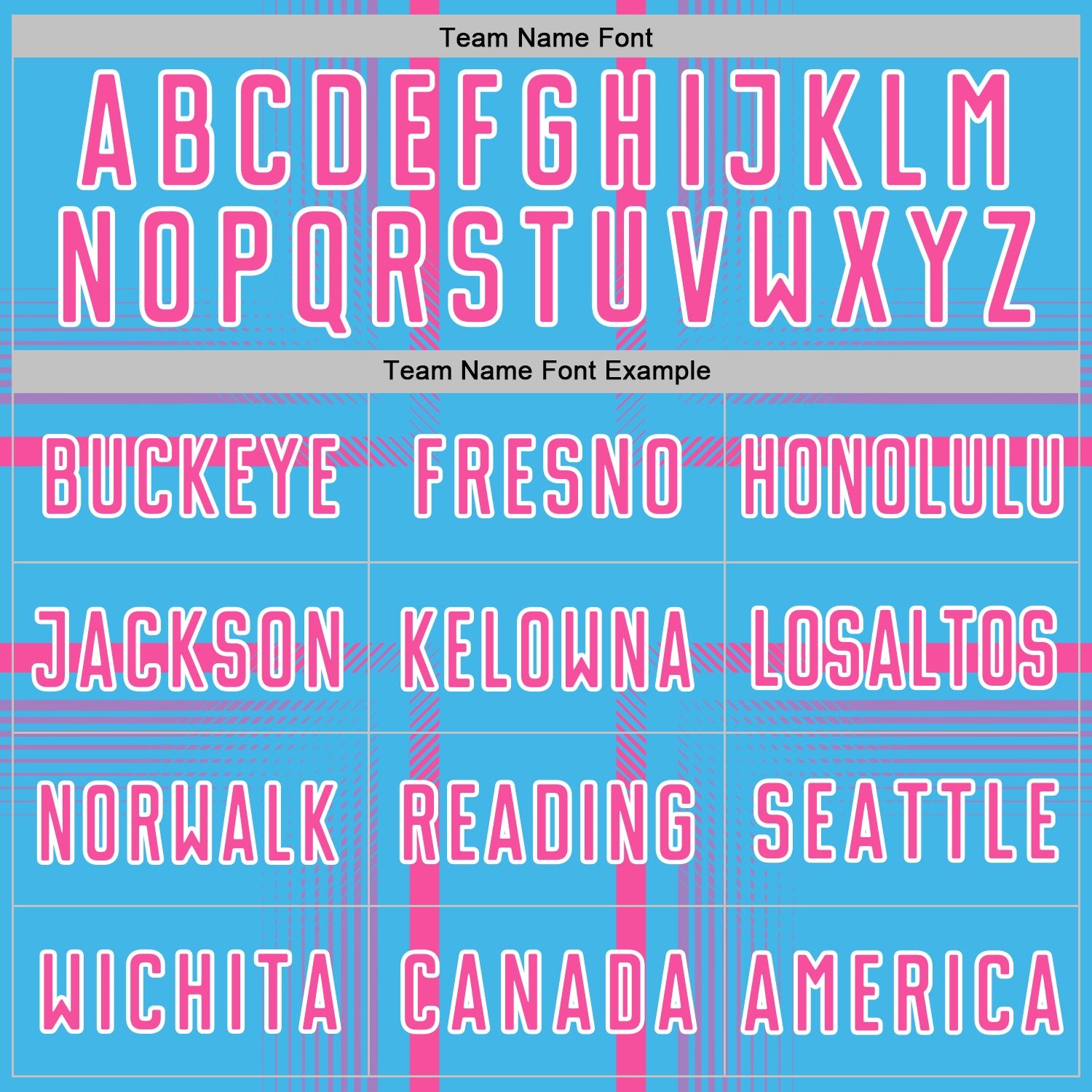 Custom Sky Blue Pink-White Lines Sublimation Soccer Uniform Jersey