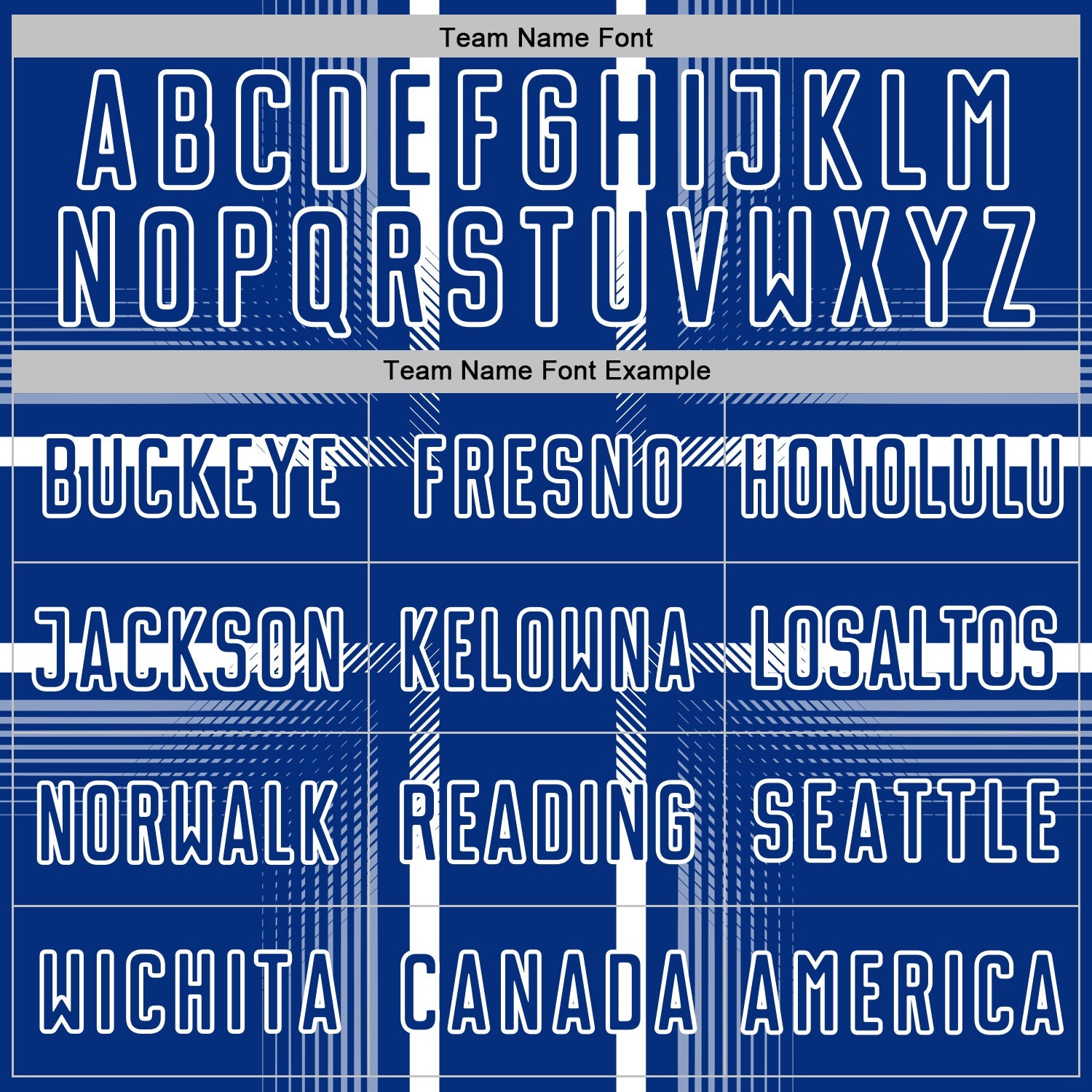 Custom Royal White Lines Sublimation Soccer Uniform Jersey