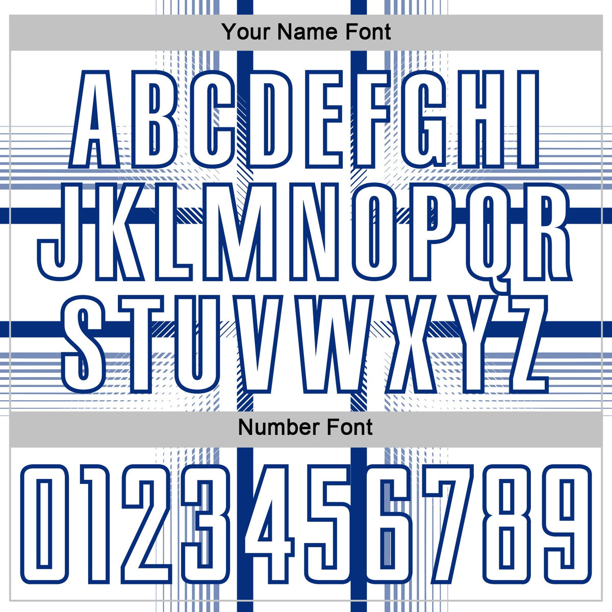 Custom White Royal Lines Sublimation Soccer Uniform Jersey
