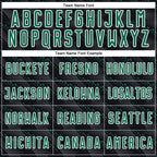 Custom Black Kelly Green-White Slant Lines Sports Sublimation Soccer Uniform Jersey