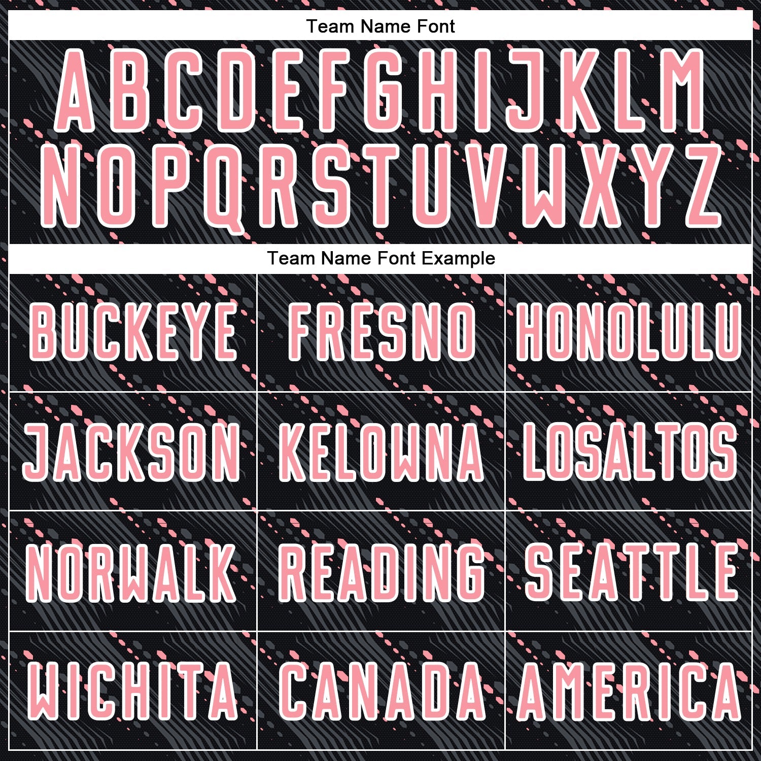 Custom Black Medium Pink-White Slant Lines Sports Sublimation Soccer Uniform Jersey