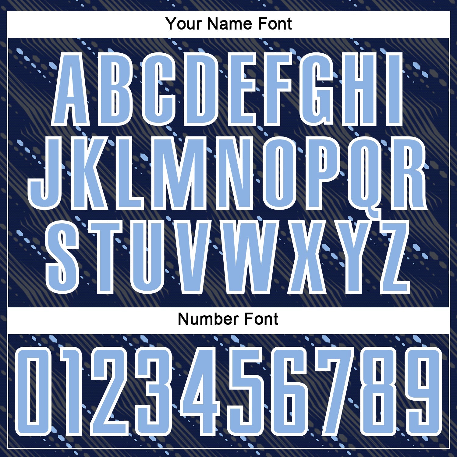 Custom Navy Light Blue-White Slant Lines Sports Sublimation Soccer Uniform Jersey