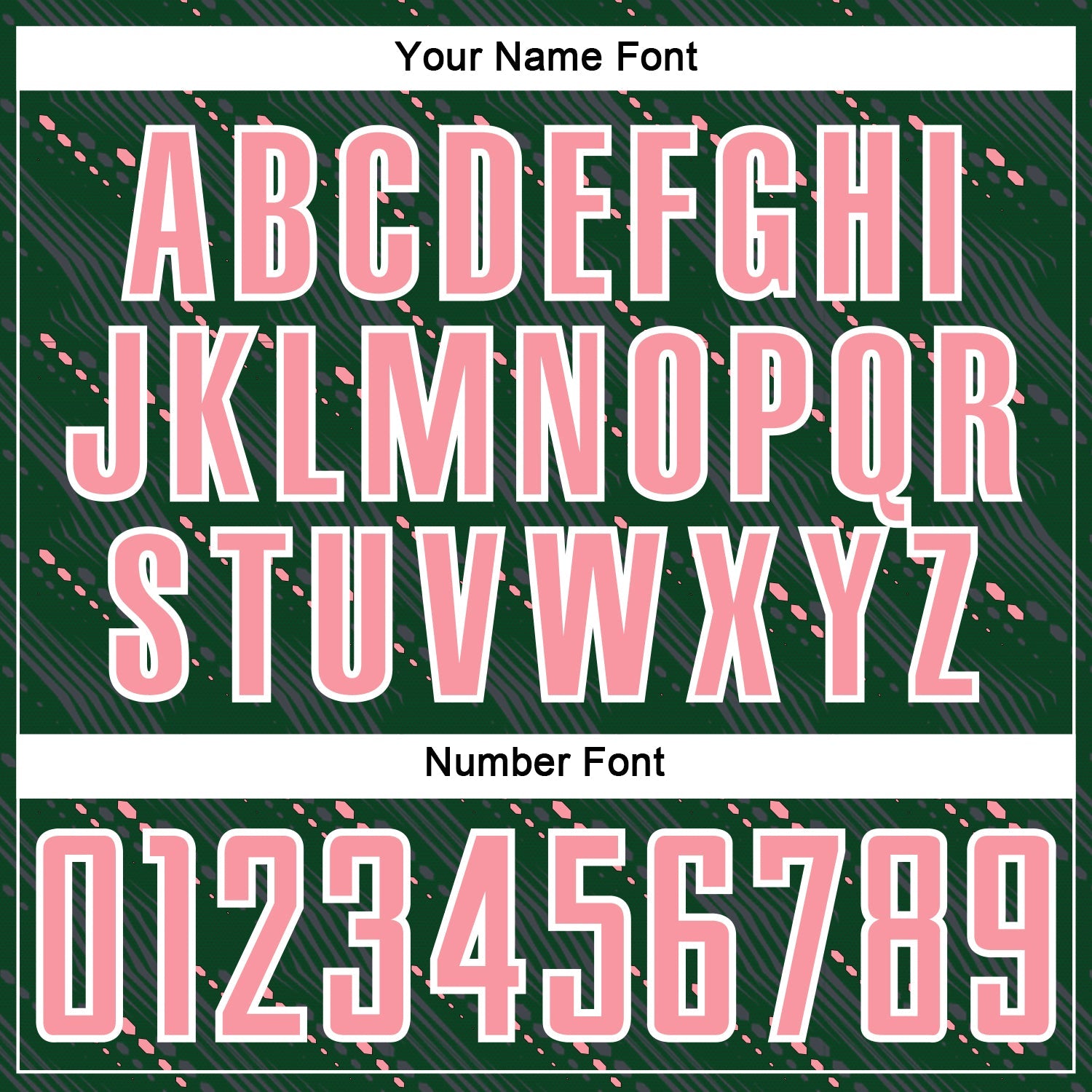 Custom Green Medium Pink-White Slant Lines Sports Sublimation Soccer Uniform Jersey