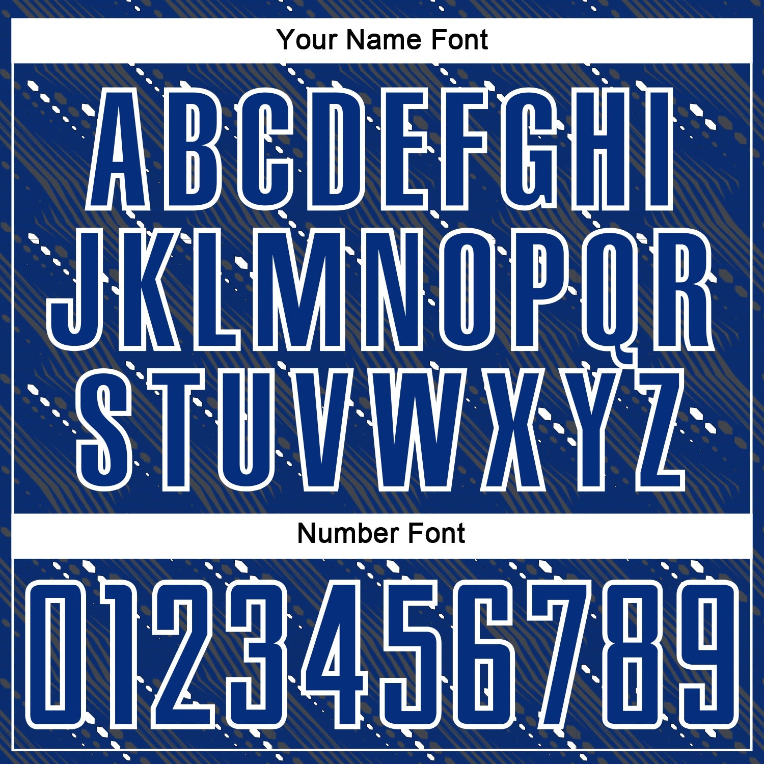 Custom Royal White Slant Lines Sports Sublimation Soccer Uniform Jersey