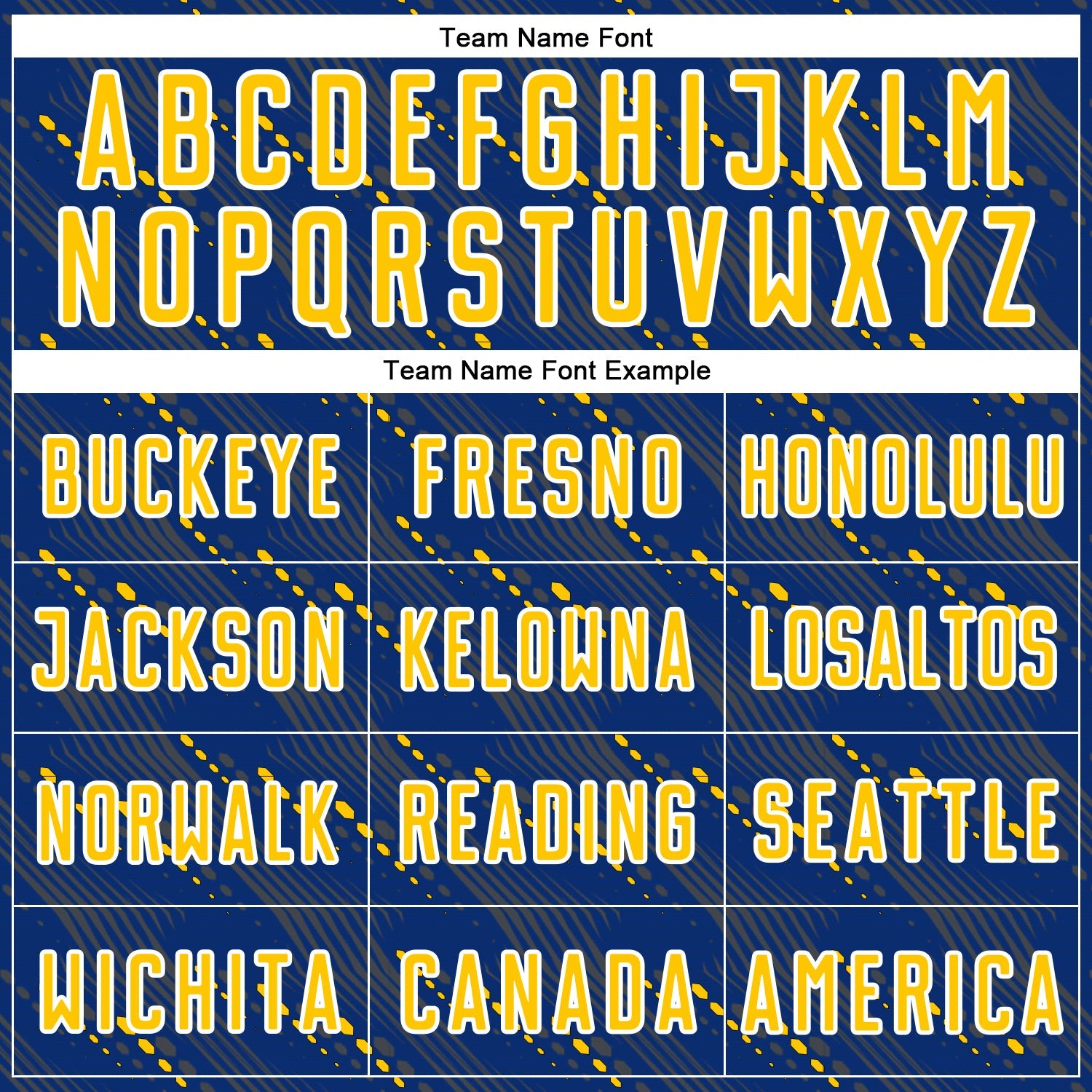 Custom Royal Yellow-White Slant Lines Sports Sublimation Soccer Uniform Jersey