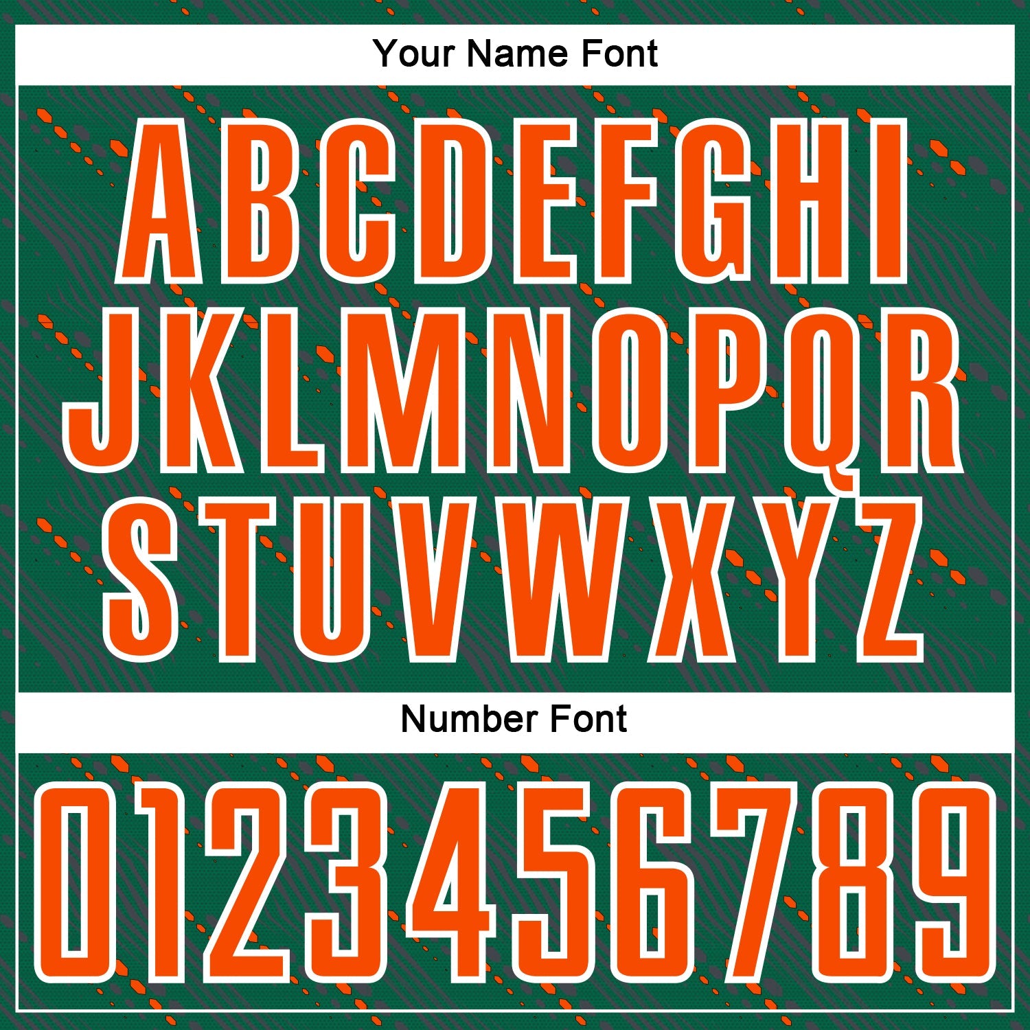 Custom Kelly Green Orange-White Slant Lines Sports Sublimation Soccer Uniform Jersey