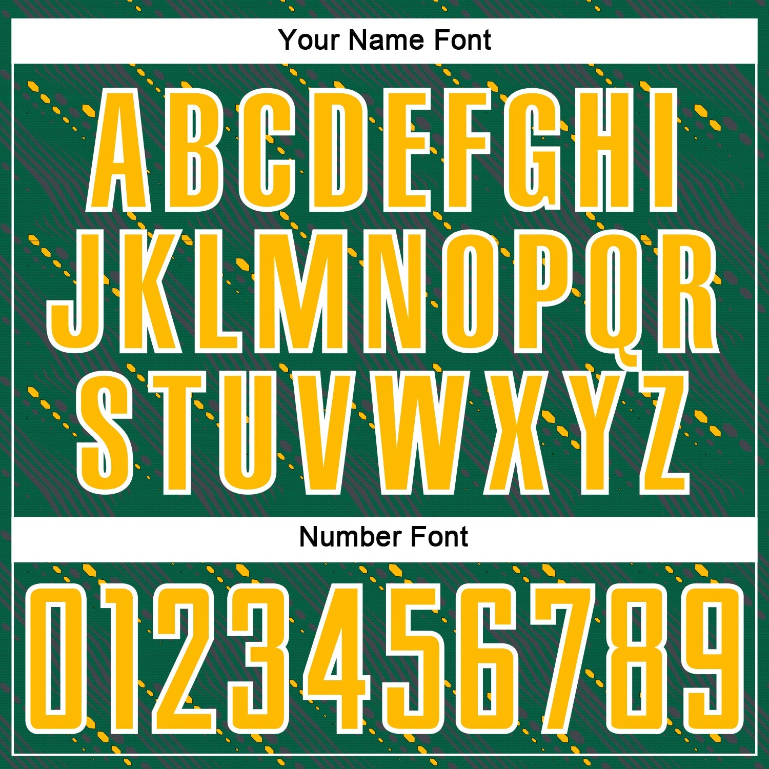 Custom Kelly Green Gold-White Slant Lines Sports Sublimation Soccer Uniform Jersey